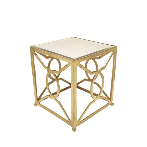 METAL SIDE TABLE
