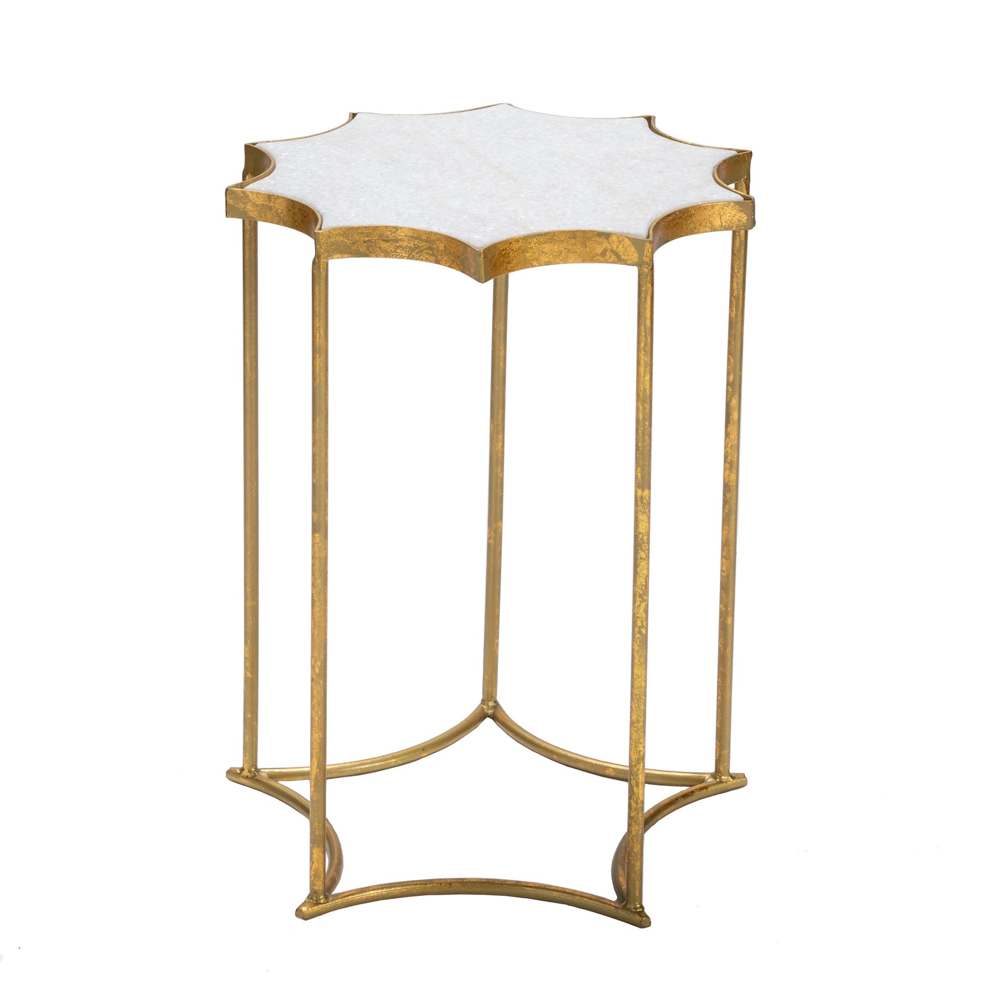 Sun Carved Accent Table