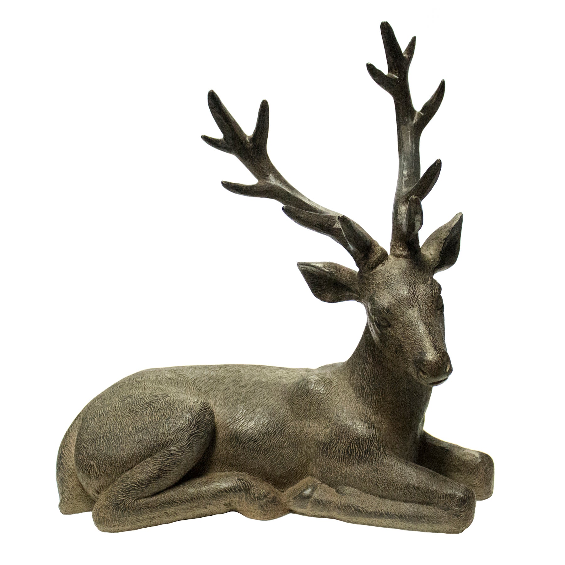 Brown deer statue