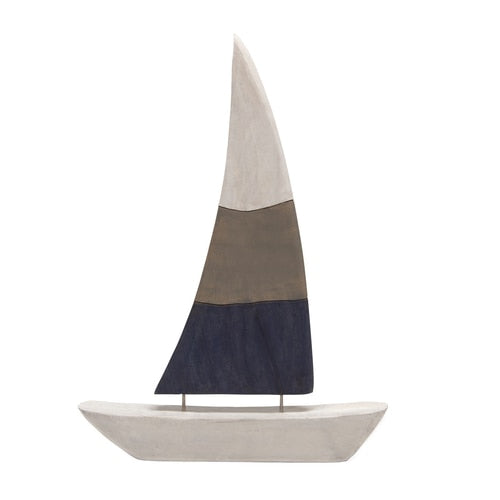 27" Mango Wood Sailboat