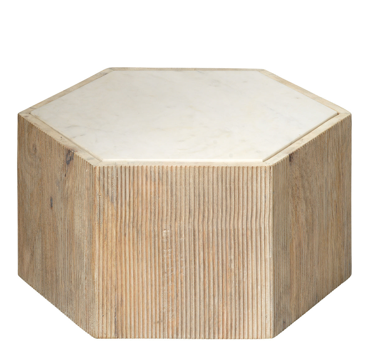 Argan Hexagon Table, Small