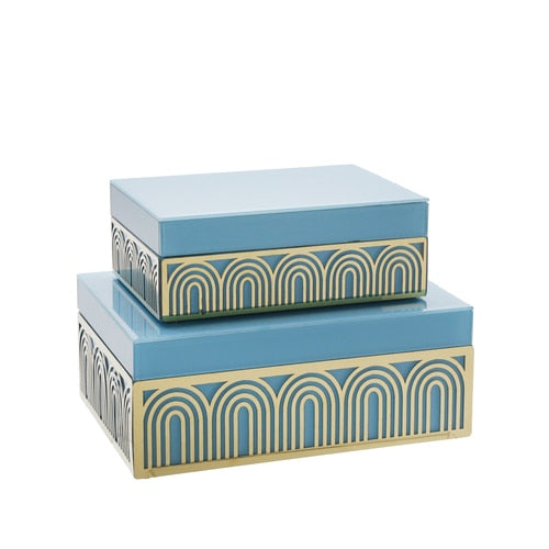 Aqua Gold Arched Box Set
