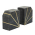 Black Marble Bookends