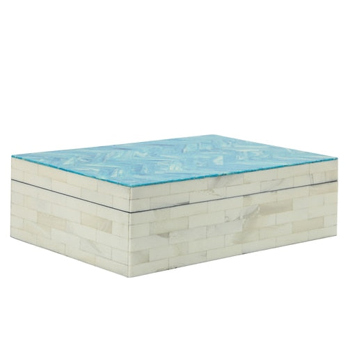 Blue Angle Herringbone Box 