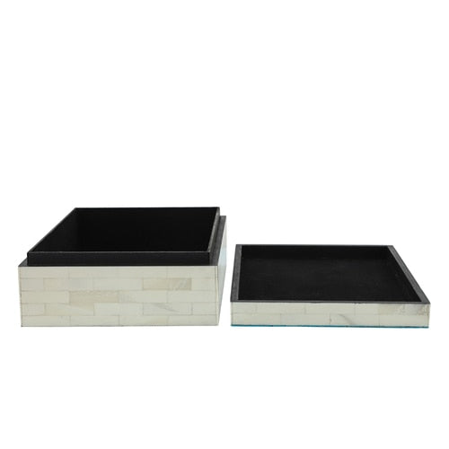 Open Herringbone Box 