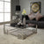 Three silver orbs on coffee table