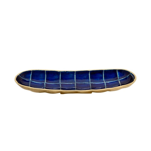 Short Tortious Navy Plate 