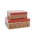 Coral Red Gold Arch Box Set
