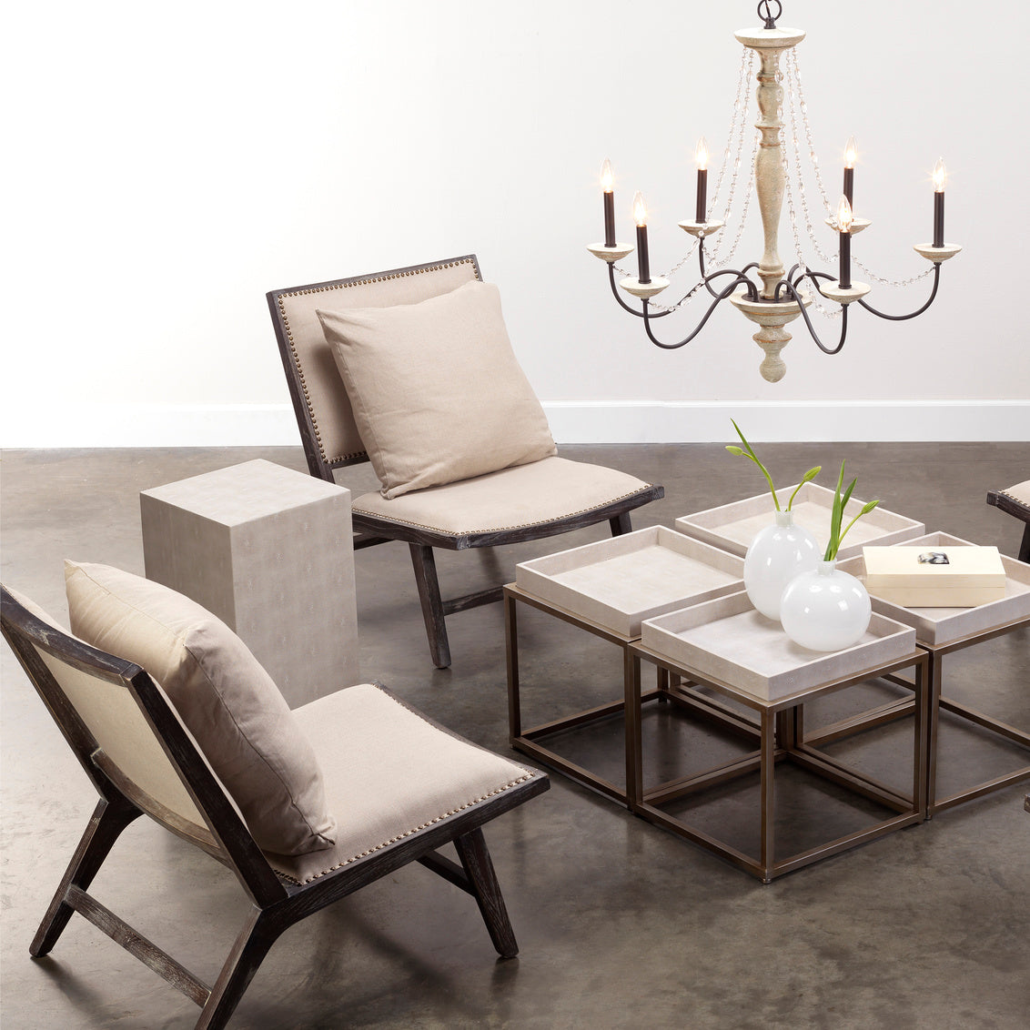 Structured Square Side Table