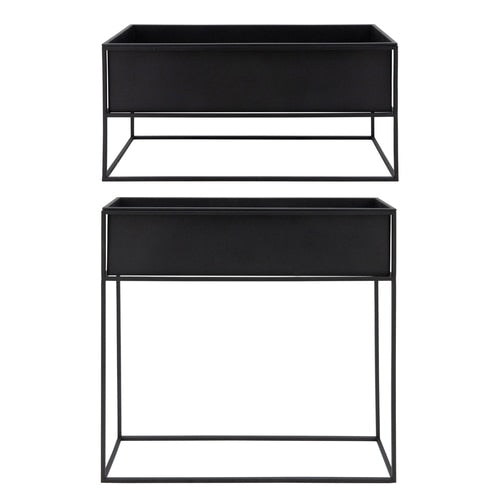 Black Iron Planters 